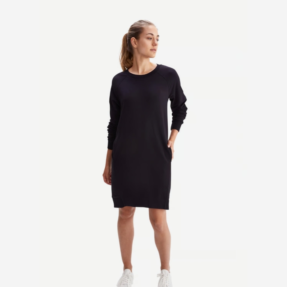 NWT Lolë Black Flat Track Dress